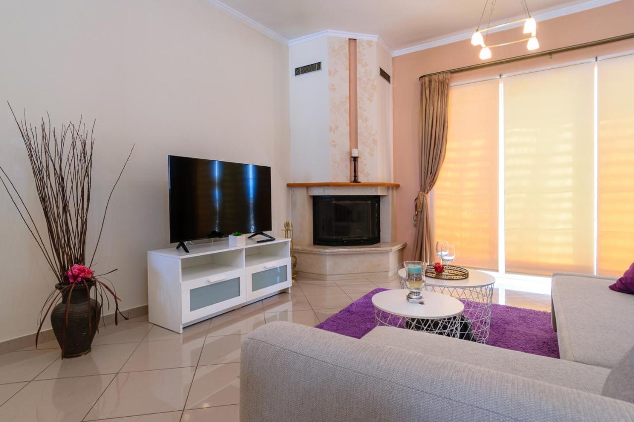 Central Penthouse In Quiet Neighborhood Near Sandy Beach Chania  Eksteriør billede
