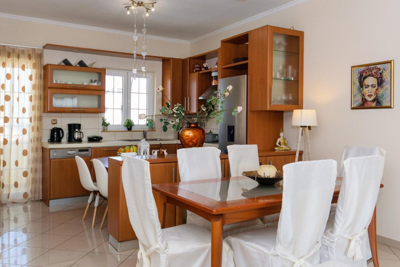 Central Penthouse In Quiet Neighborhood Near Sandy Beach Chania  Eksteriør billede