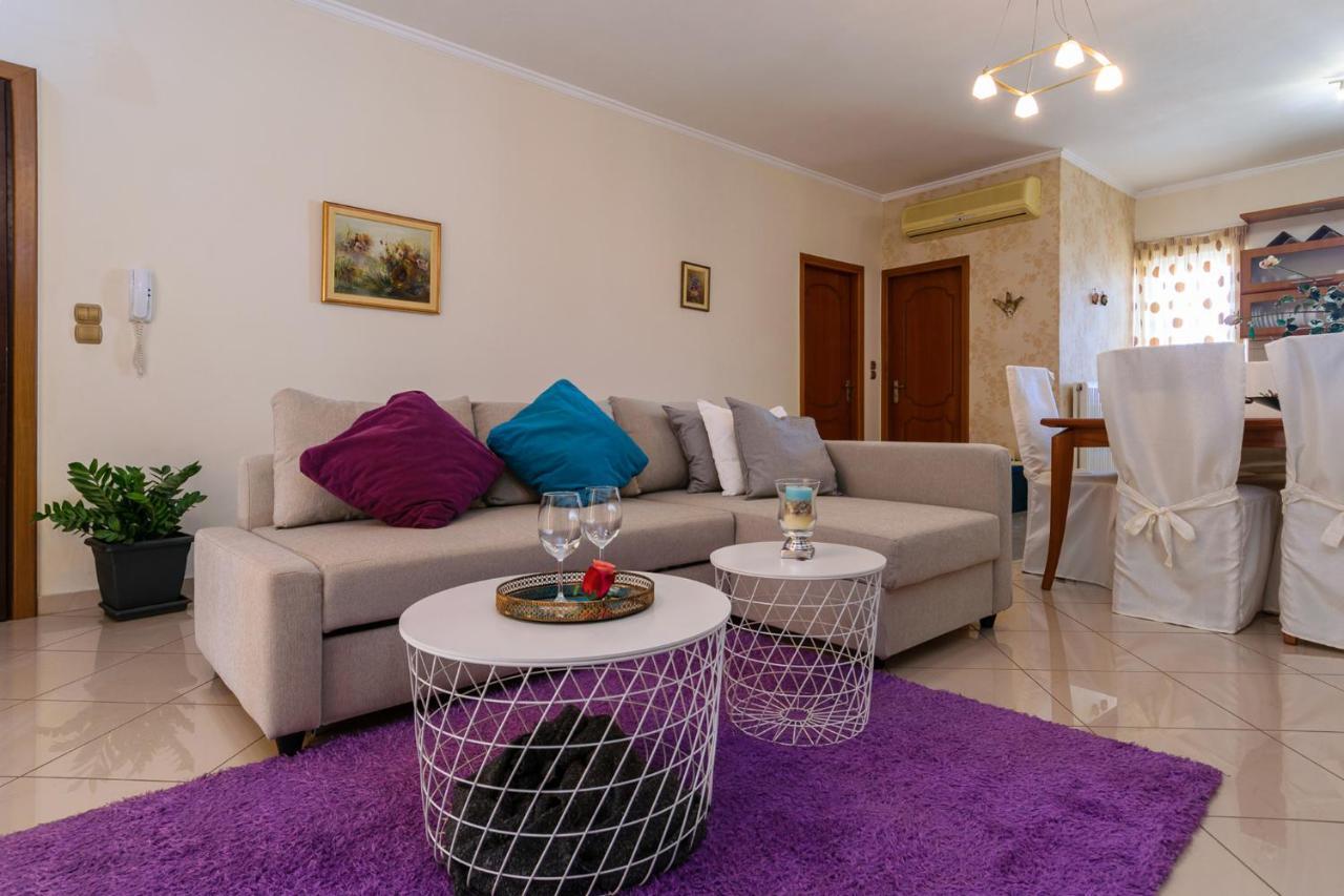 Central Penthouse In Quiet Neighborhood Near Sandy Beach Chania  Eksteriør billede