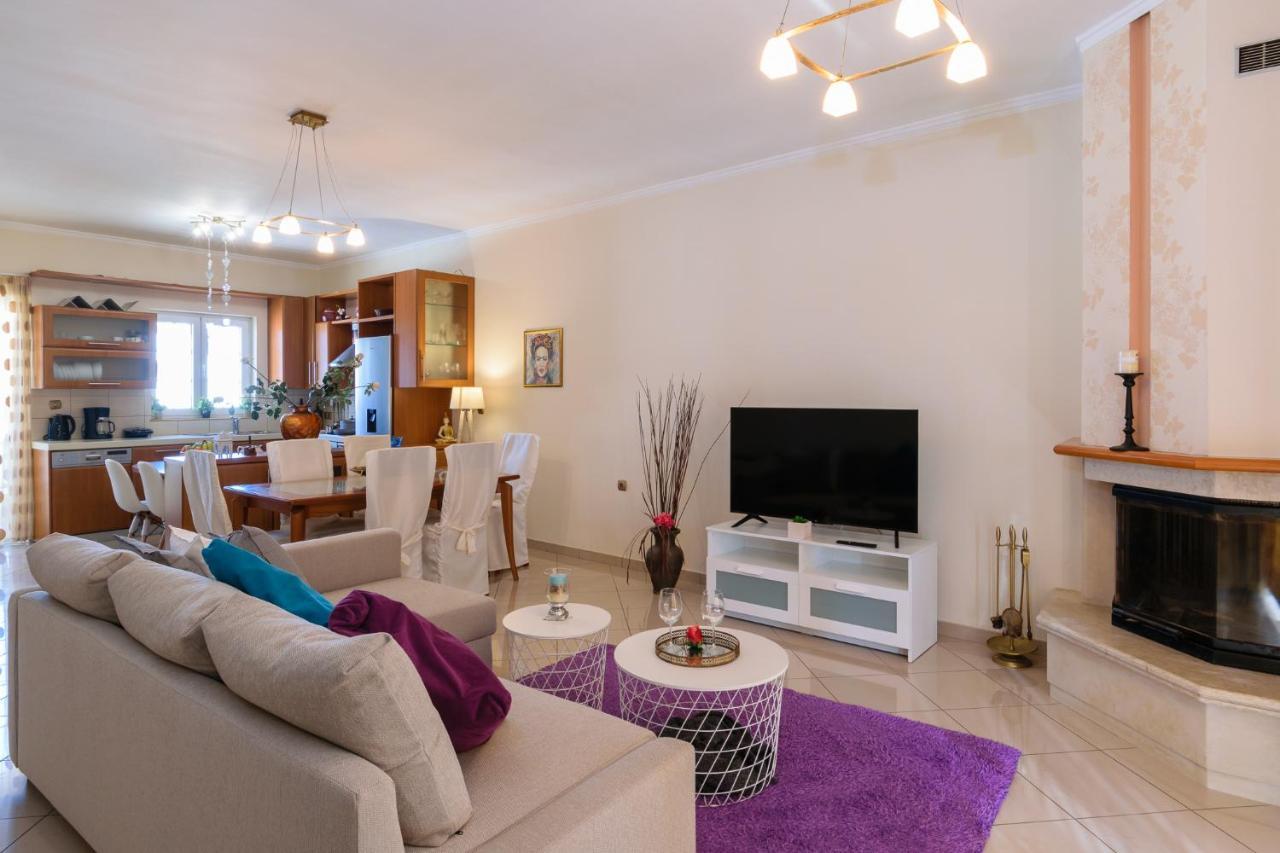 Central Penthouse In Quiet Neighborhood Near Sandy Beach Chania  Eksteriør billede